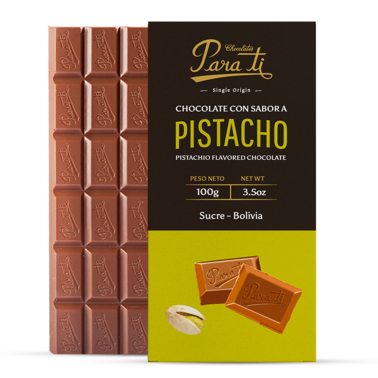 Chocolate "Para Ti" - Sabor Pistacho