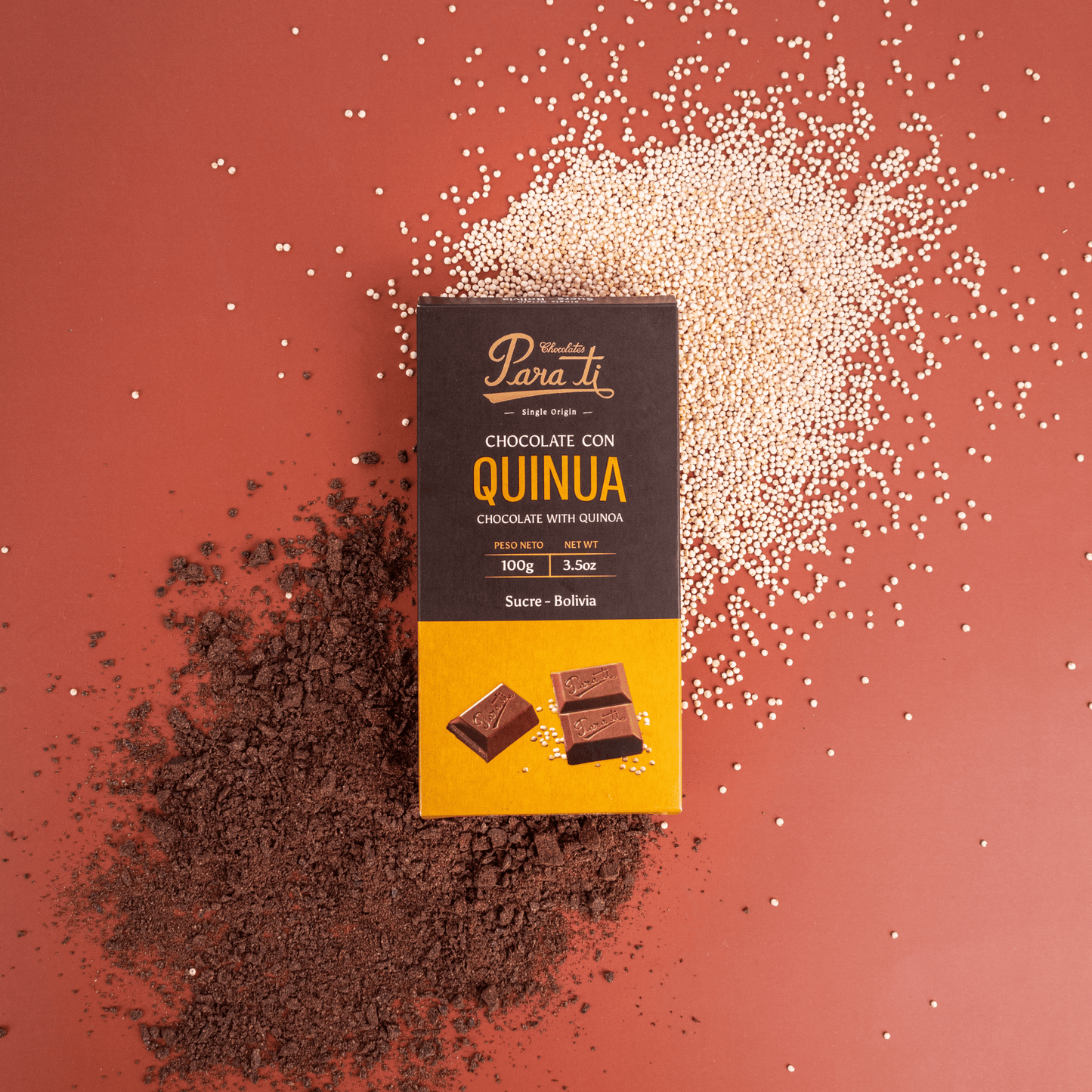 Chocolate "Para Ti" - Sabor Quinua - KUYUY.CL