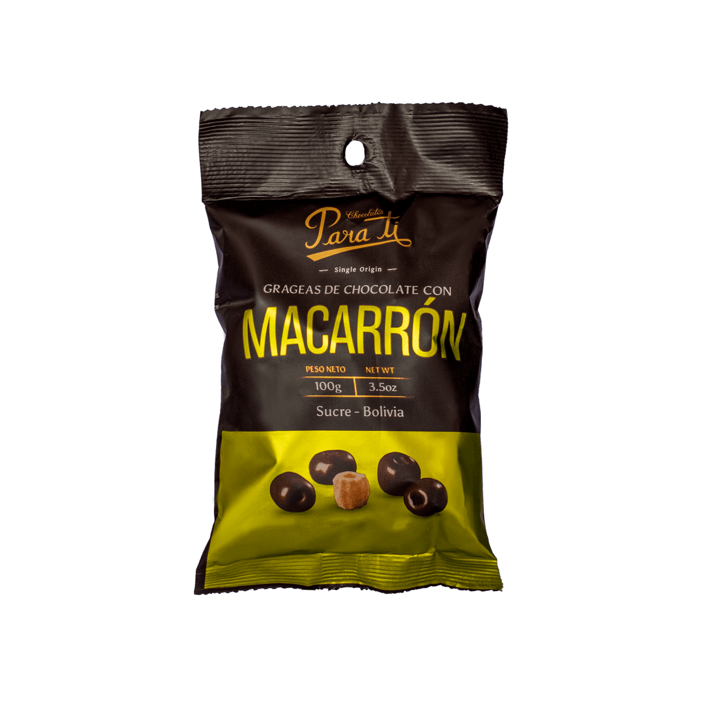 Grageas de Chocolate con Macarrón - KUYUY.CL