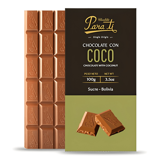 Chocolate "Para Ti" - Sabor Coco - KUYUY.CL