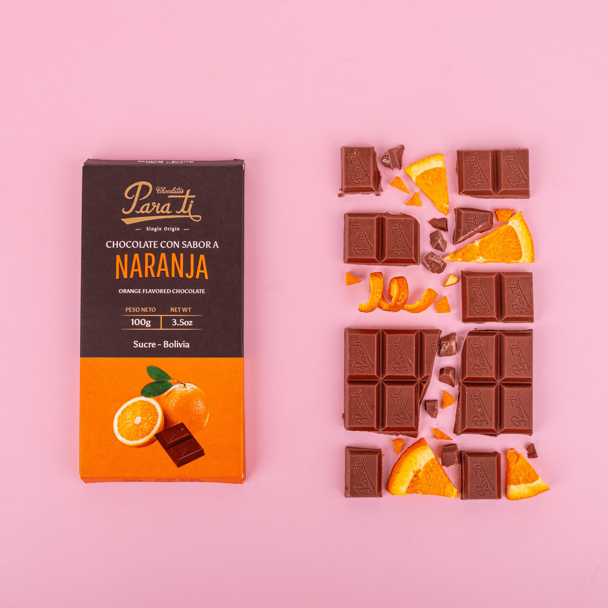 Chocolate "Para Ti" - Sabor Naranja - KUYUY.CL