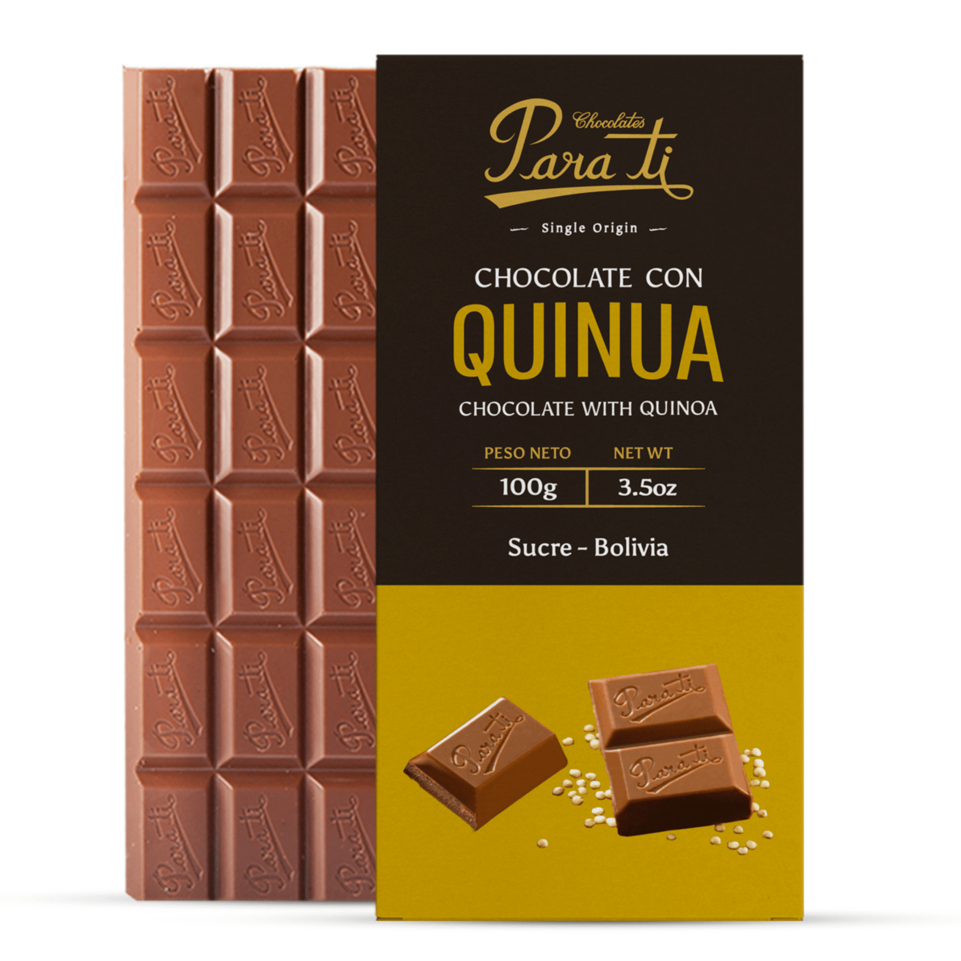 Chocolate "Para Ti" - Sabor Quinua - KUYUY.CL