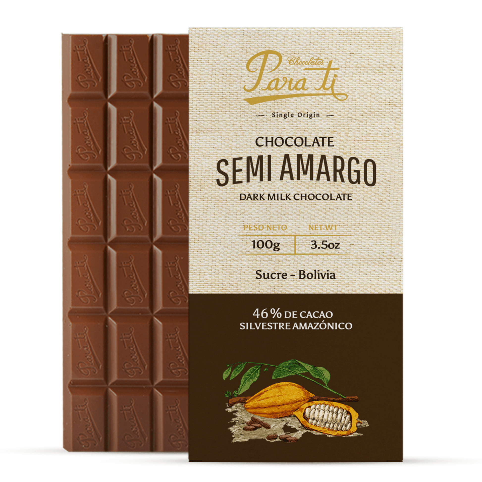 Chocolate Para Ti - Semi Amargo - KUYUY.CL