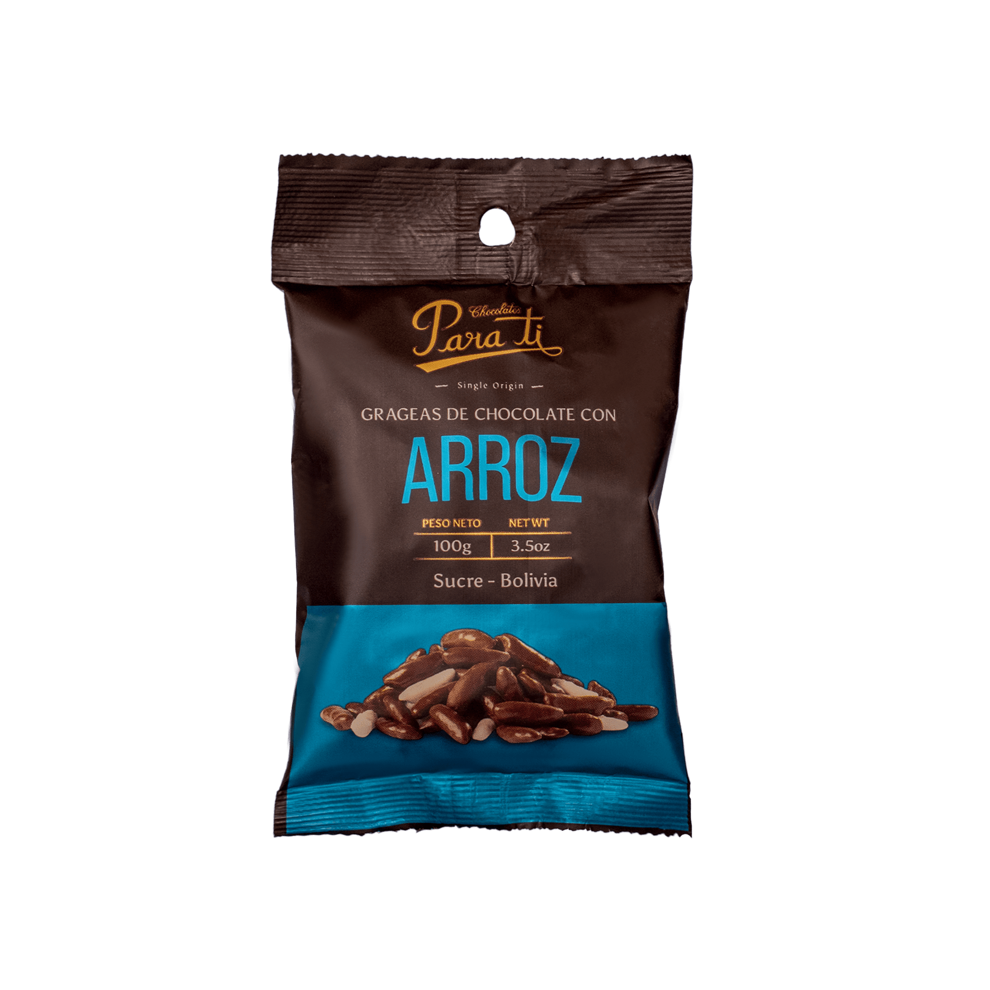 Grageas de Chocolate con Arroz - KUYUY.CL