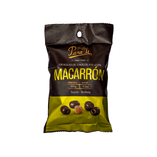 Grageas de Chocolate con Macarrón - KUYUY.CL