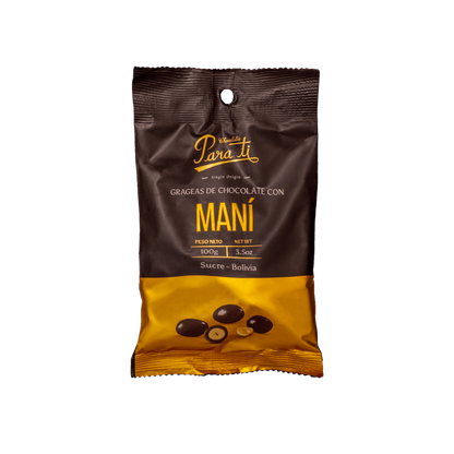 Grageas de Chocolate con Maní - KUYUY.CL